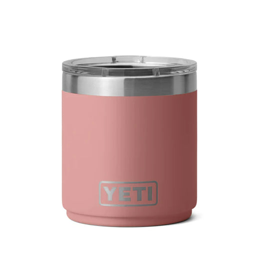 RAMBLER® 10 OZ STACKABLE LOWBALL SANDSTONE PINK | Yeti Market