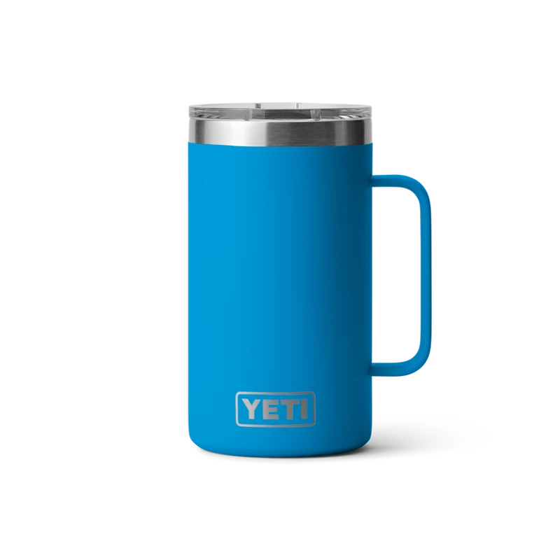 YETI RAMBLER TAZA 24 OZ MUG BIG WAVE BLUE | Yeti Market