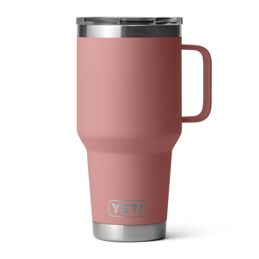 RAMBLER® 30 OZ TRAVEL MUG SANDSTONE PINK | Yeti Market