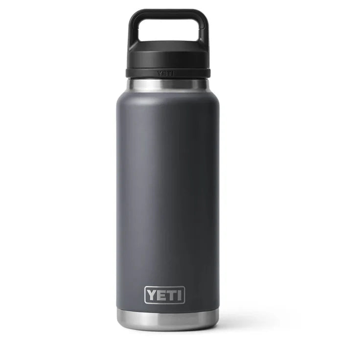 RAMBLER® BOTTLE 36 OZ CHUG CAP NEGRO | Yeti Market