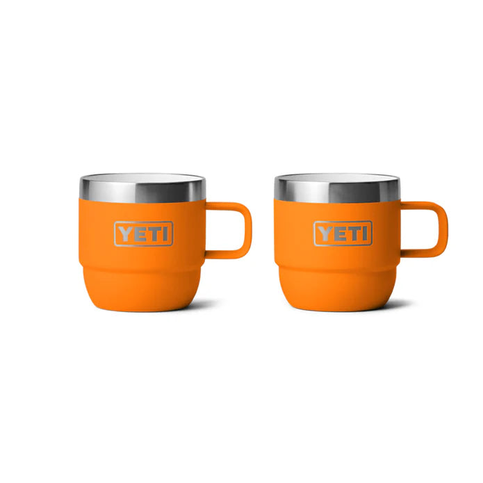 TAZA RAMBLER 6oz STACKABLE KING CRAB ORANGE | Yeti Market