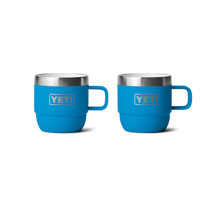 TAZA RAMBLER 6oz STACKABLE BIG WAVE BLUE | Yeti Market