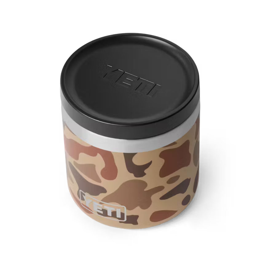 FOOD JAR 8 OZ WETLANDS CAMO