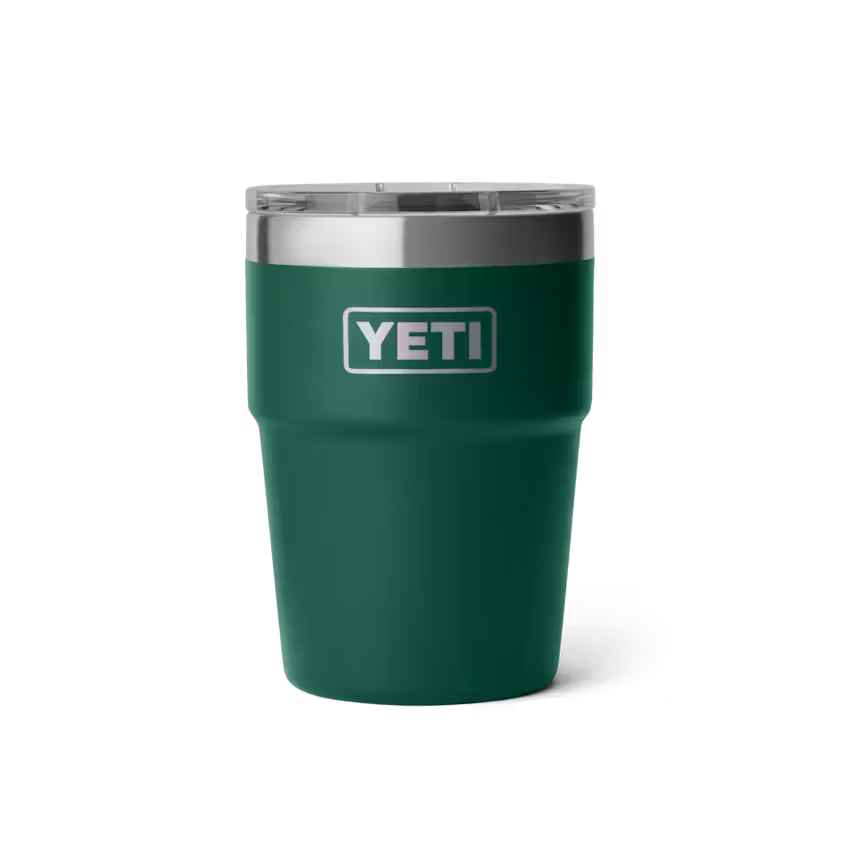RAMBLER® 16 OZ STACKABLE CUP BLACK FOREST GREEN | Yeti Market