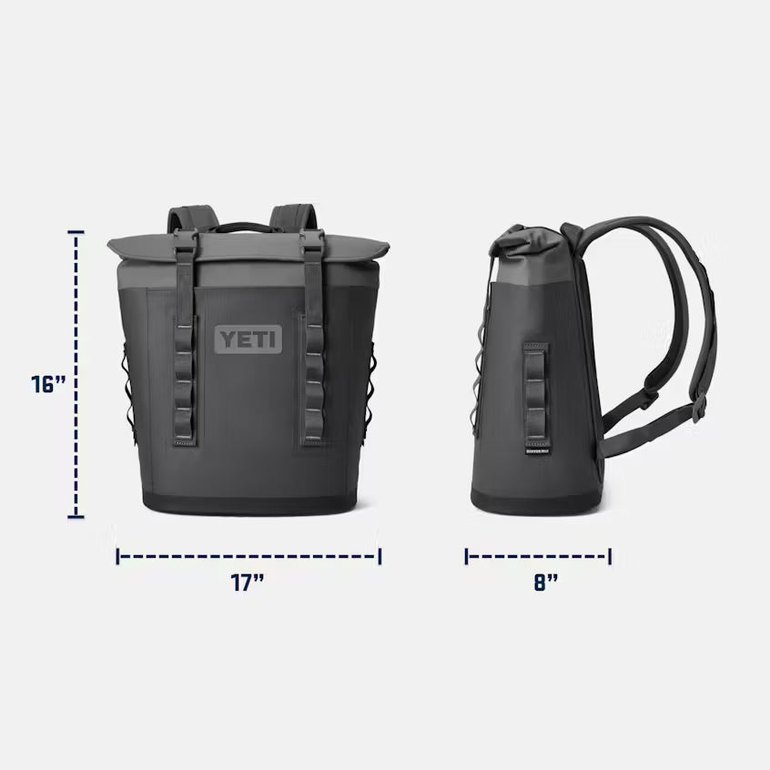 HOPPER® M12 SOFT BACKPACK COOLER CHARCOAL