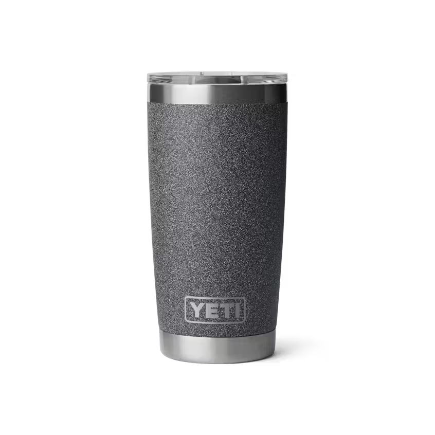 RAMBLER® 20 OZ TUMBLER BLACK STONE | Yeti Market