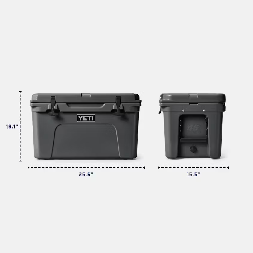 TUNDRA® 45 HARD COOLER CHARCOAL