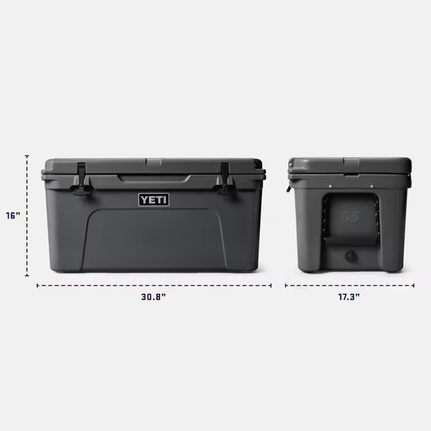 TUNDRA® 65 HARD COOLER CHARCOAL