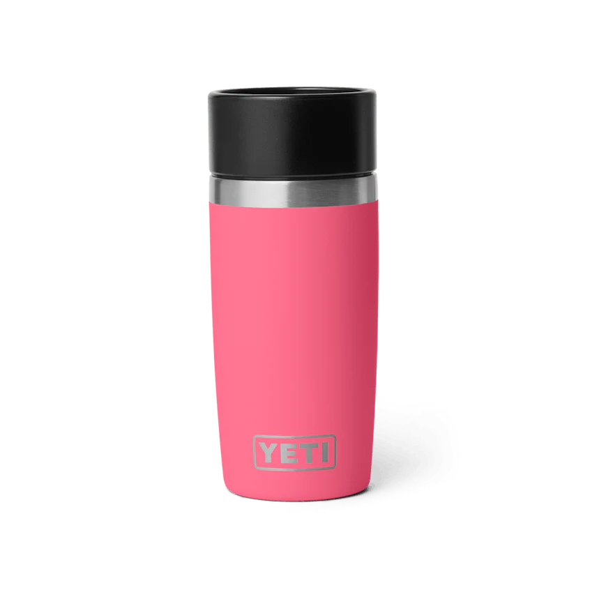 yeti 12 oz travel bottle hotshot tropical pink