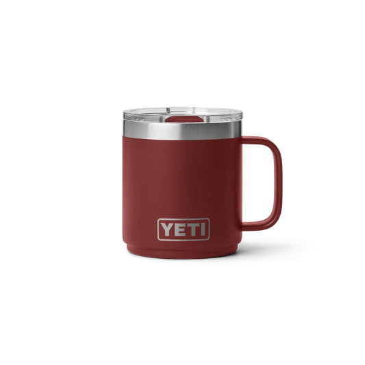 YETI TAZA RAMBLER 10 OZ STACKABLE MUG STAG RED | Yeti Market