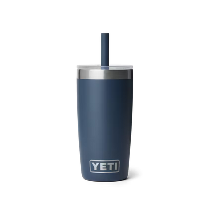 YETI RAMBLER 10 OZ TUMBLER STRAW NAVY | Yeti Market