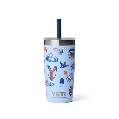 YETI RAMBLER 10 OZ TUMBLER STRAW BIG SKY SUMMER CAMP | Yeti Market