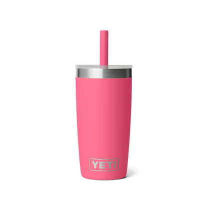 YETI RAMBLER 10 OZ TUMBLER STRAW TROPICAL PINK | Yeti Market