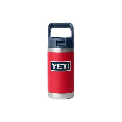 YETI RAMBLER JR. 12 OZ KIDS BOTTLE RED/NAVY BADGE | Yeti Market