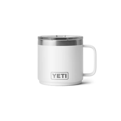 YETI Rambler 14 oz Taza Térmica con Asa y Tapa MagSlider Blanco | Yeti Market