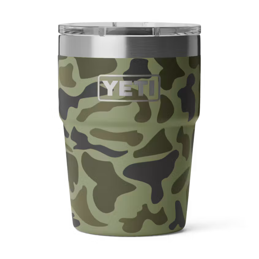 YETI Rambler 16 oz Vaso Térmico Apilable con Tapa MagSlider Olive Camo | Yeti Market