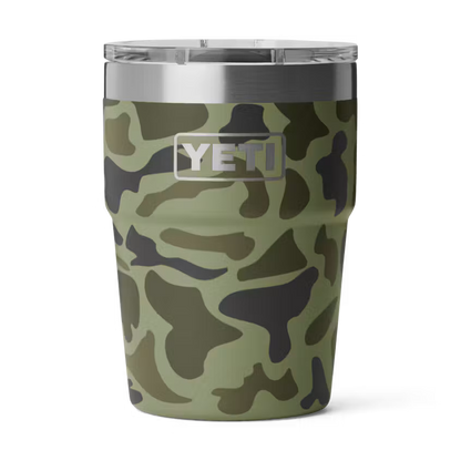 YETI Rambler 16 oz Vaso Térmico Apilable con Tapa MagSlider Olive Camo | Yeti Market