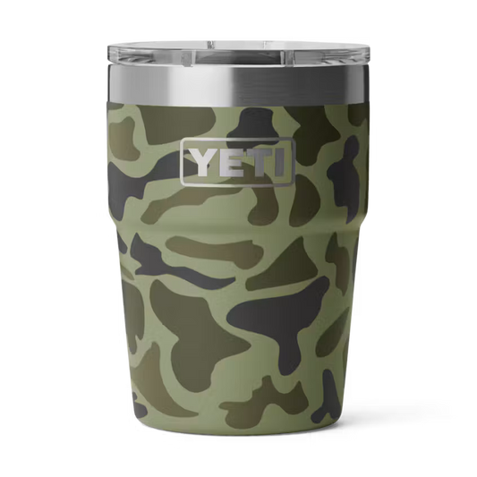 YETI Rambler 16 oz Vaso Térmico Apilable con Tapa MagSlider Olive Camo | Yeti Market