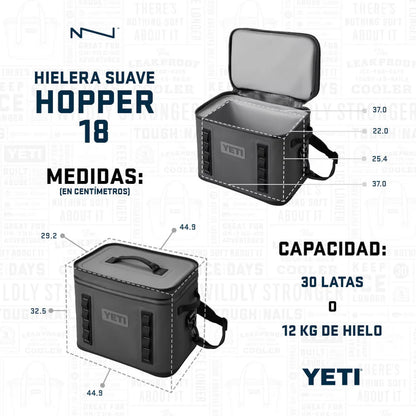 HIELERA HOPPER FLIP 18