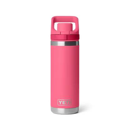 TERMO YETI RAMBLER 18 OZ BOTTLE FLIP CHUG CAP TROPICAL PINK