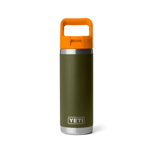 YETI RAMBLER 18 OZ KIDS BOTTLE OLIVE/KING CRAB ORANGE | Yeti Market