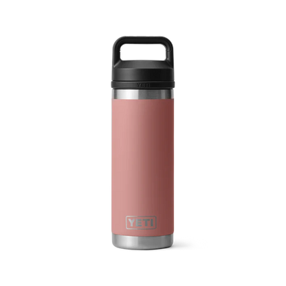 YETI RAMBLER 18 OZ BOTTLE CHUG CAP SANDSTONE PINK | Yeti Market