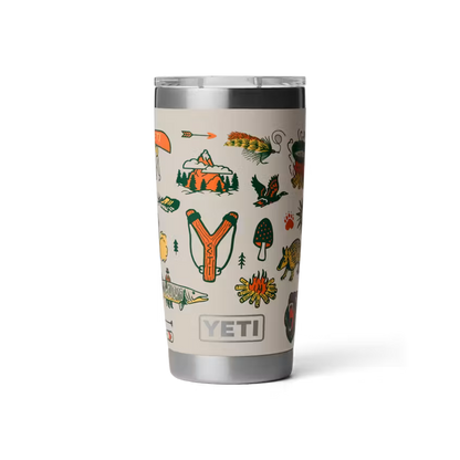 YETI RAMBLER 20 OZ TUMBLER CAPE SUMMER CAMP  Yeti Market