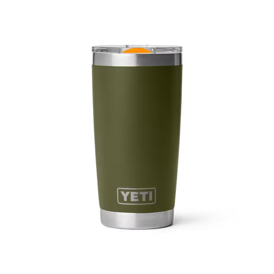 YETI RAMBLER 20 OZ TUMBLER OLIVE/KING CRAB ORANGE | Yeti Market