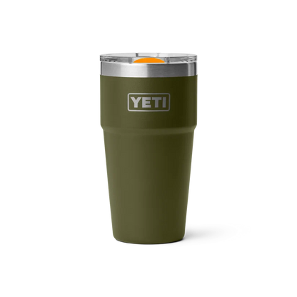YETI RAMBLER 20 OZ STACKABLE OLIVE/KING CRAB ORANGE | Yeti Market