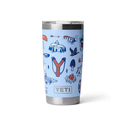 YETI RAMBLER 20 OZ TUMBLER BIG SKY SUMMER CAMP | Yeti Market