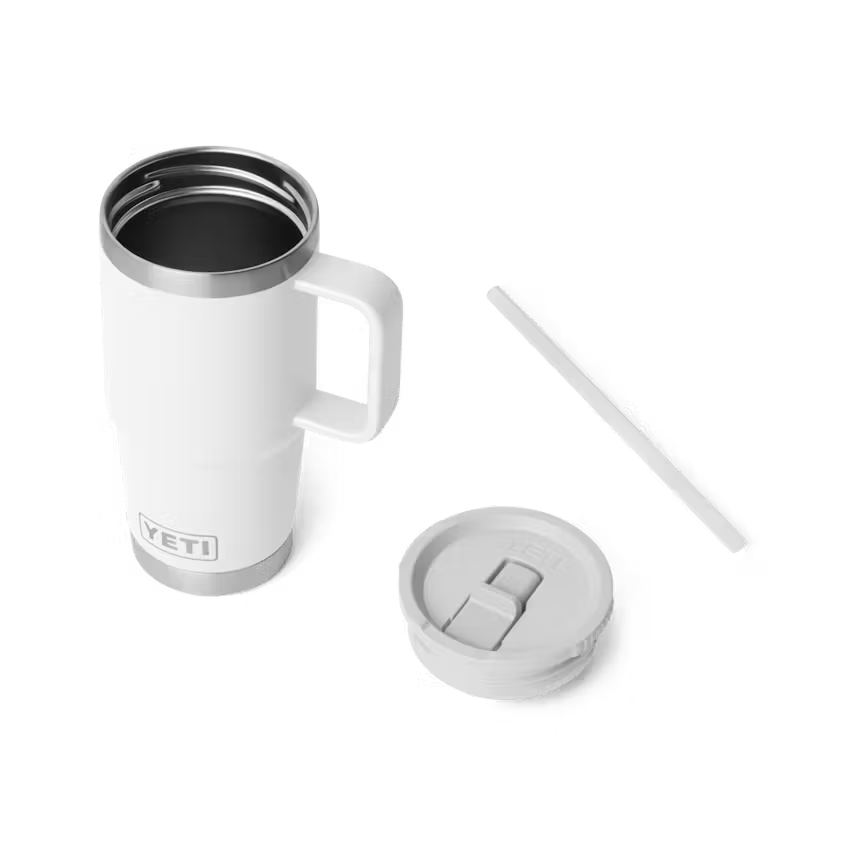 TERMO YETI RAMBLER 20 OZ TRAVEL MUG STRAW