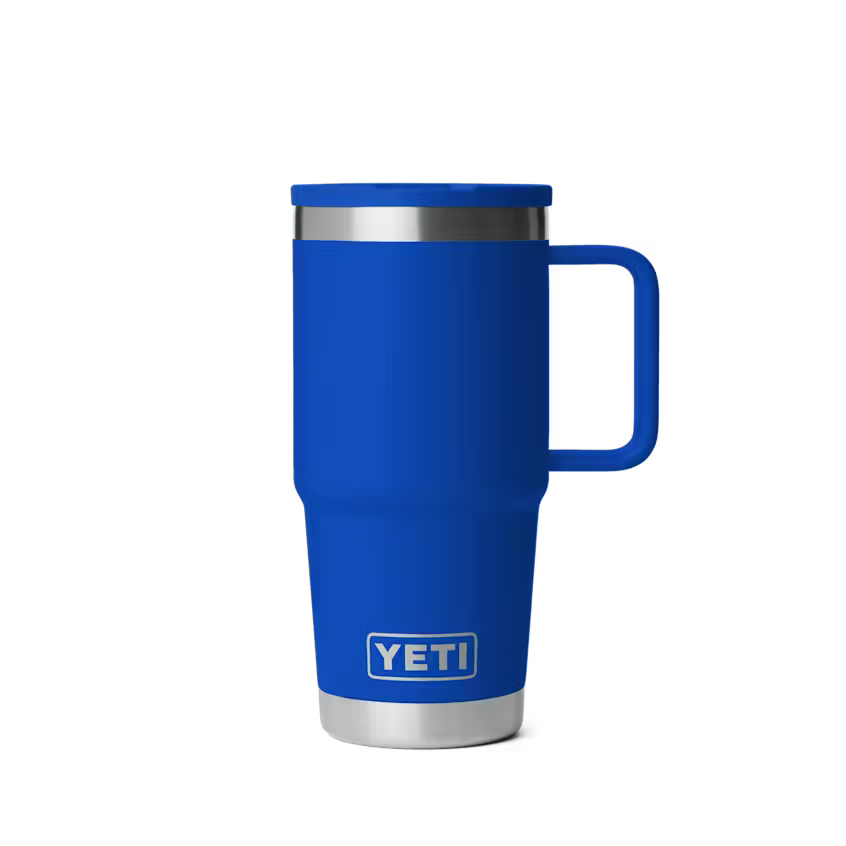 YETI 20 OZ TRAVEL MUG STRAW ROYAL BLUE | Yeti Market