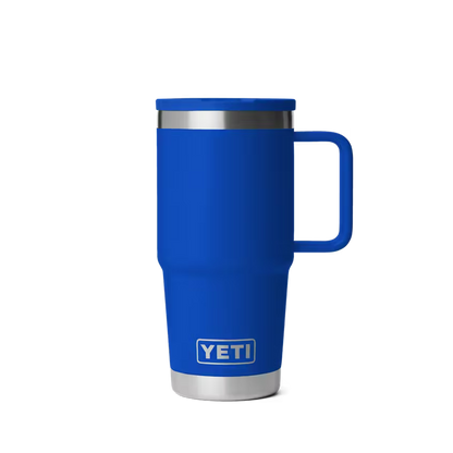 YETI 20 OZ TRAVEL MUG STRAW ROYAL BLUE | Yeti Market