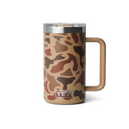 YETI RAMBLER TAZA 24 OZ MUG WETLANDS CAMO | Yeti Market