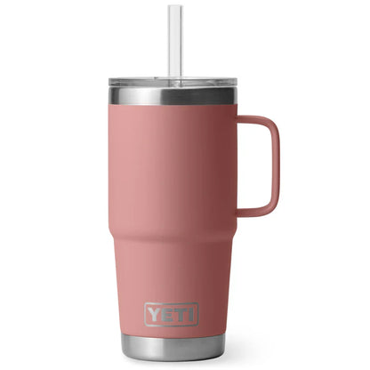 RAMBLER® 25 OZ MUG SANDSTONE PINK | Yeti Market