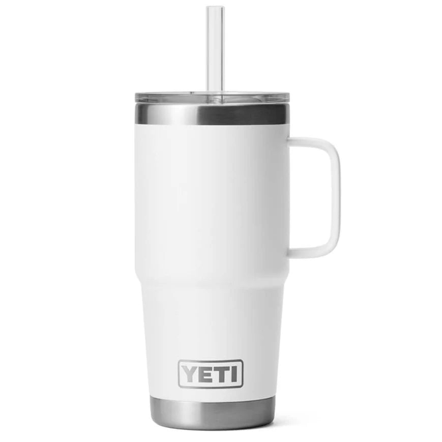 YETI Rambler Mug 25 oz Taza Térmica con Popote Blanco | Yeti Market