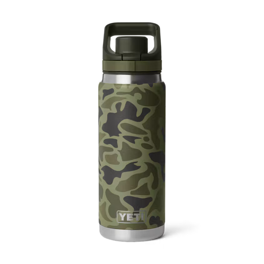Botella térmica YETI Rambler 26 oz con tapa Flip Chug Olive Camo  | Yeti Market