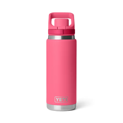 YETI RAMBLER 26 OZ  BOTTLE FLIP CHUG CAP TROPICAL PINK
