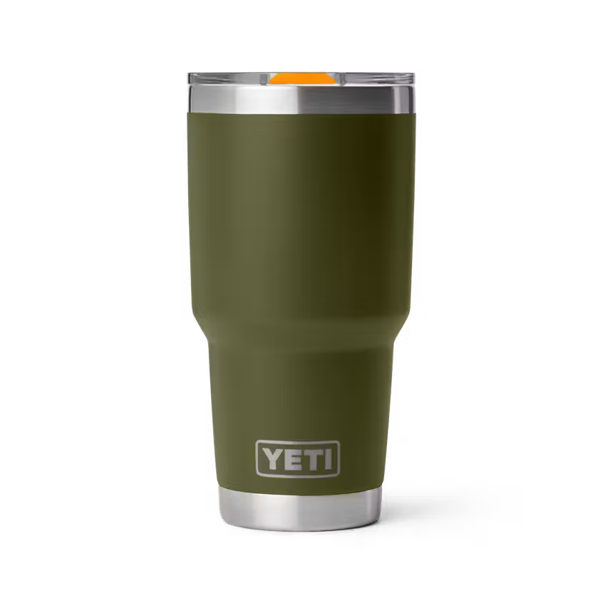 YETI RAMBLER 30 OZ TUMBLER OLIVE/KING CRAB ORANGE | Yeti Market