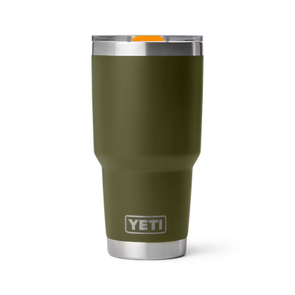 YETI RAMBLER 30 OZ TUMBLER OLIVE/KING CRAB ORANGE | Yeti Market