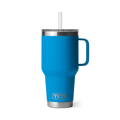 YETI Rambler Mug 35 oz Taza Térmica con Popote Big Wave Blue | Yeti Market