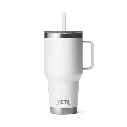 YETI Rambler Mug 35 oz Taza Térmica con Popote Blanco | Yeti Market