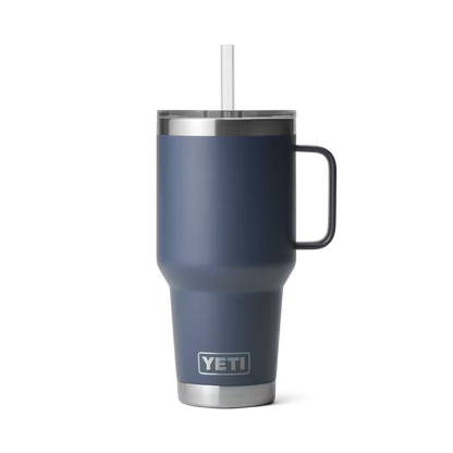 YETI Rambler Mug 35 oz Taza Térmica con Popote Azul Marino | Yeti Market