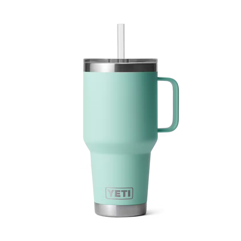 YETI Rambler Mug 35 oz Taza Térmica con Popote Seafoam | Yeti Market