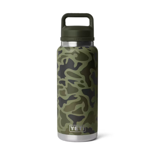 YETI Rambler 36 oz Botella Térmica con Tapa Chug Olive Camo | Yeti Market