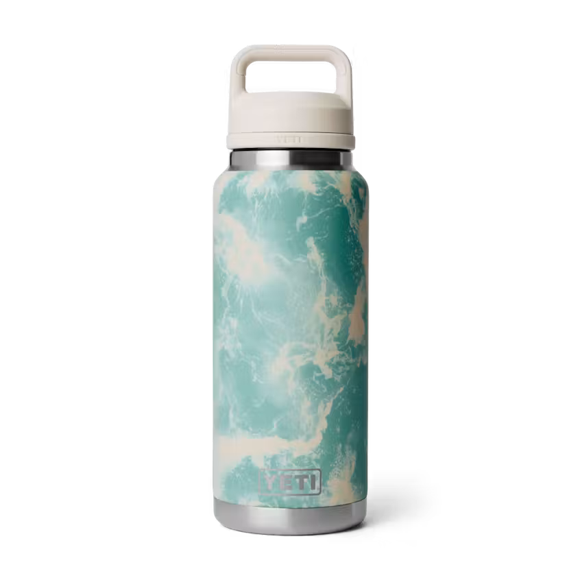 YETI RAMBLER BOTTLE 36 OZ CHUG CAP SEA VIEW| Yeti Market