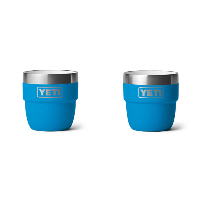 RAMBLER 4oz STACKABLE BIG WAVE BLUE | Yeti Market