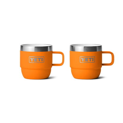 TAZA RAMBLER 6oz STACKABLE KING CRAB ORANGE | Yeti Market