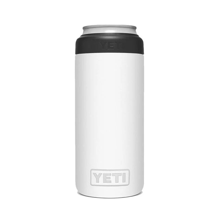 RAMBLER® 12 OZ COLSTER® SLIM CAN COOLER BLANCO | Yeti Market