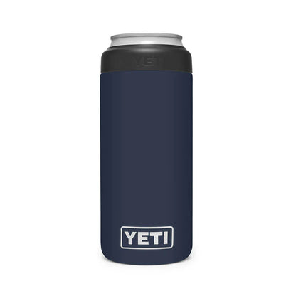RAMBLER® 12 OZ COLSTER® SLIM CAN COOLER NAVY | Yeti Market